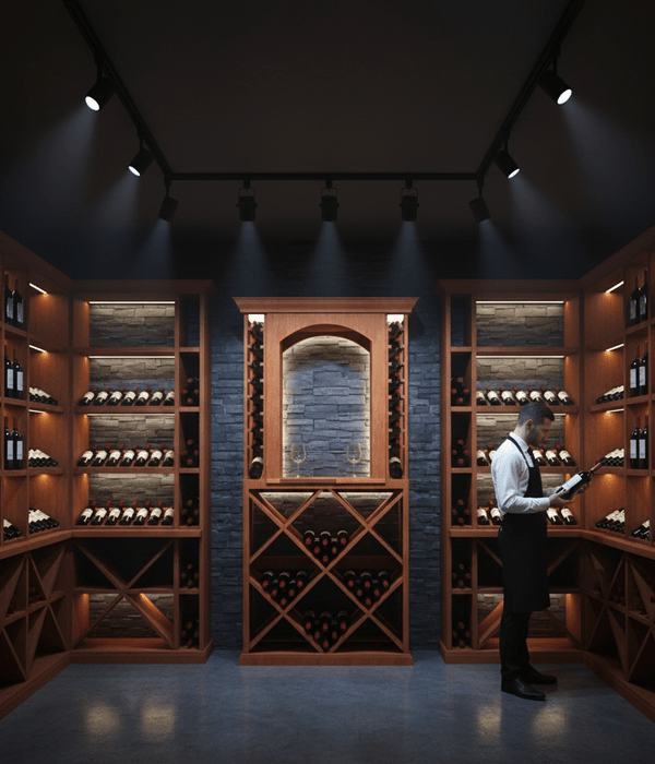 3 Foot Wine Cellar Storage System | 128 Bottle Capacity - Alpha Hideout