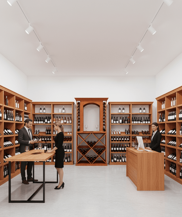 3 Foot Wine Cellar Storage System | 128 Bottle Capacity - Alpha Hideout