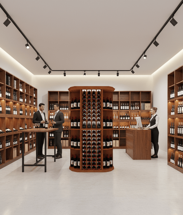 4 Foot Wine Cellar Storage System | 120 Bottle Capacity - Alpha Hideout