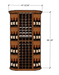 4 Foot Wine Cellar Storage System | 120 Bottle Capacity - Alpha Hideout