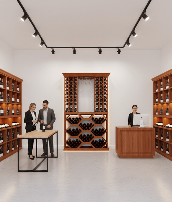 4 Foot Wine Cellar Storage System | 179 Bottle Capacity - Alpha Hideout