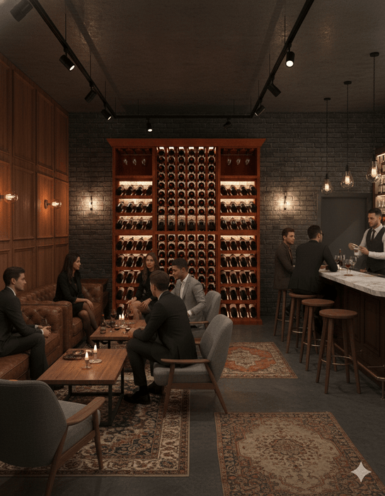 6 Foot Wine Cellar Storage System | 208 Bottle Capacity - Alpha Hideout