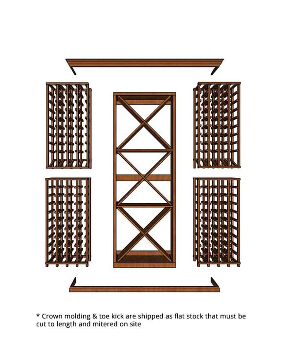 6 Foot Wine Cellar Storage System | 284 Bottle Capacity - Alpha Hideout