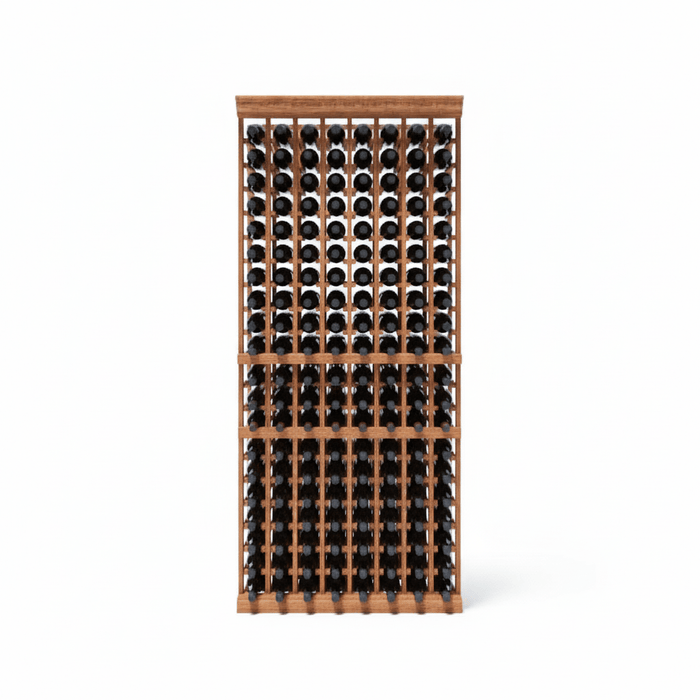 8 Column 7ft Wine Rack Kit | Holds 168 Bottles - Alpha Hideout