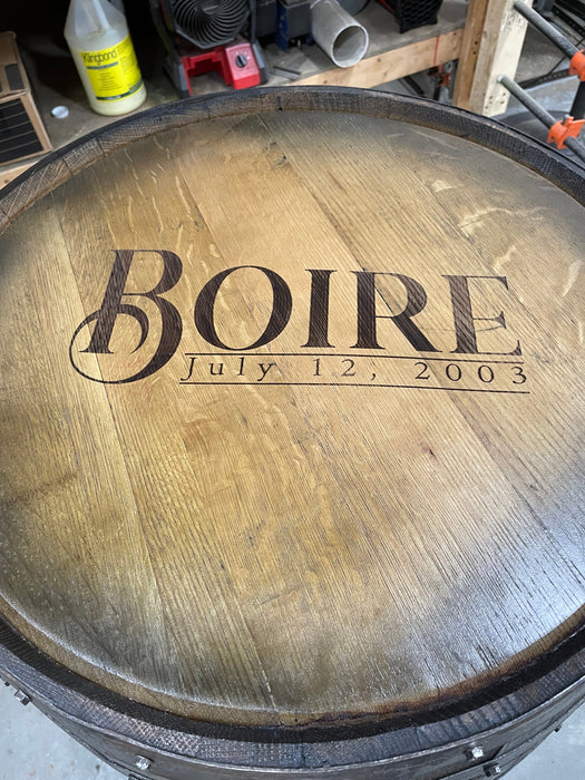 Premium Whiskey Barrel Cabinet