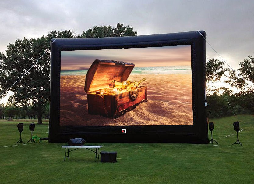 Elite Outdoor Movies Platinum 27' Inflatable Screen - Alpha Hideout