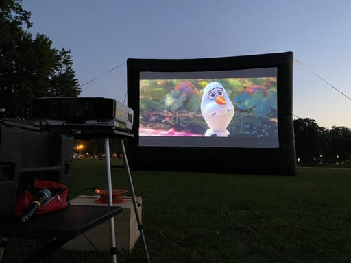 Elite Outdoor Movies Platinum 32' Inflatable Screen - Alpha Hideout