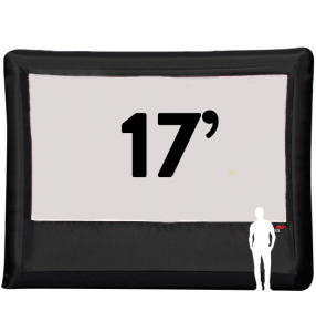 Elite Outdoor Movies Professional 17' Inflatable Screen - Alpha Hideout