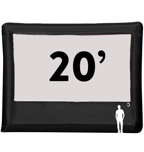 Elite Outdoor Movies Professional 20' Inflatable Screen - Alpha Hideout