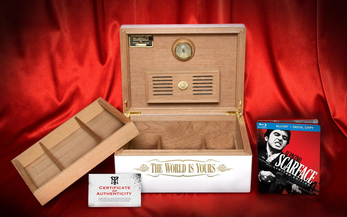 Famous "Scarface" Official Al Pacino Universal Studio Humidor by Daniel Marshall - Alpha Hideout