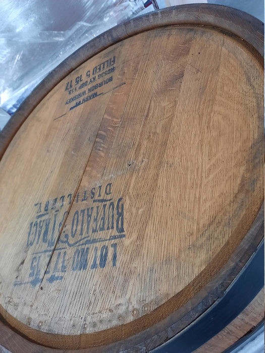 Bourbon Barrel Cabinet made from a real Buffalo Trace barrel