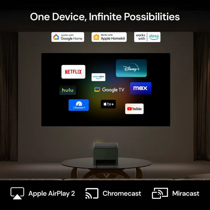 Valerion VisionMaster Pro2 & Pro | 4K RGB Triple Laser Projector - Alpha Hideout