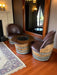 Wine Barrel Full Round Coffee Table Set - Alpha Hideout