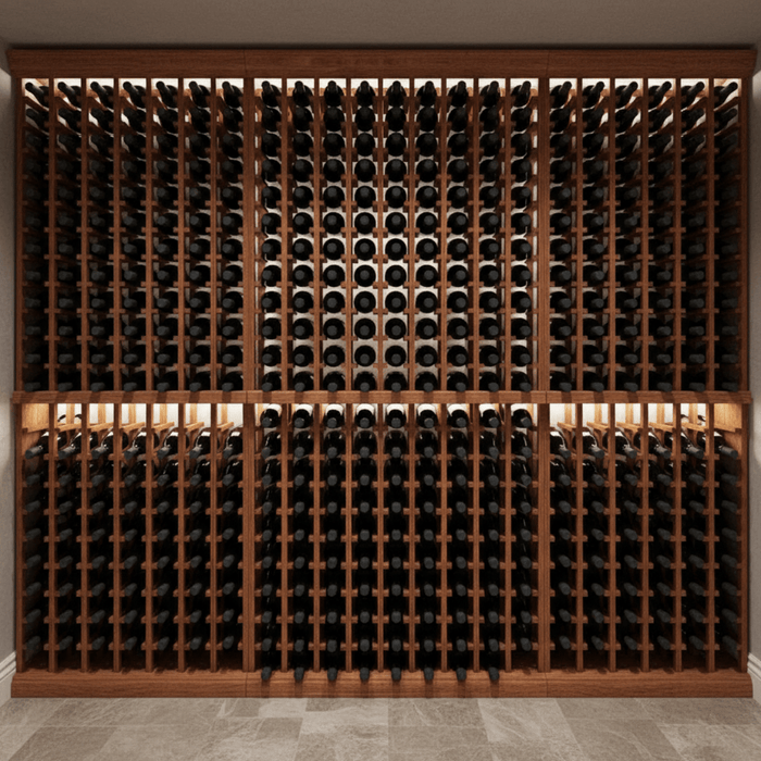 Wine Rack Kit 10 Column Modular Standard Bottle 7ft Racking Storage - Alpha Hideout