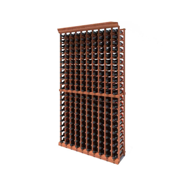 Wine Rack Kit 10 Column Modular Standard Bottle 7ft Racking Storage - Alpha Hideout
