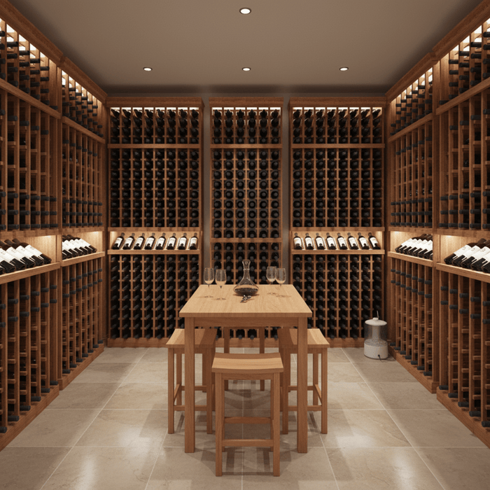 Wine Rack Kit 6 Column Modular Standard Bottle Racking Storage - Alpha Hideout